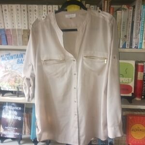 Calvin Klein Cream Top XL